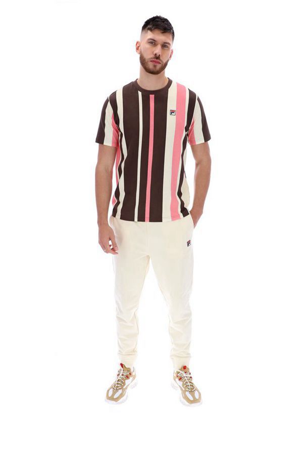 Camisetas Fila Homem Multicoloridas - Fila Gach Verticle Stripe Portugal Lojas,XBRZ-09532